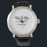 Miss naar Mrs bruidsfeest stijlvol eenvoudig naam Horloge<br><div class="desc">ontwerp</div>