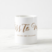 Miss naar Mrs Modern Boho Script Bachelorette Koffiemok (Center)