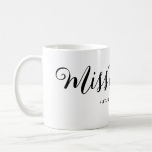 Miss naar Mrs Modern Boho Script Bachelorette Koffiemok