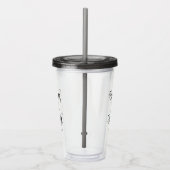 Miss naar Mrs Moderne Bruidsdouche Bachelorette Acryl Drinkbeker (Rechts)