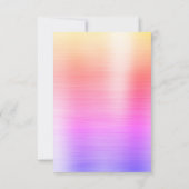 Miss naar Mrs Paarse Roze Bachelorette Party Kaart (Achterkant)