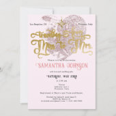 Miss naar Mrs Pink ♥ Hart Kaart Reizen Vrijgezelle (Voorkant)