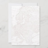 Miss naar Mrs Pink ♥ Hart Kaart Reizen Vrijgezelle (Achterkant)