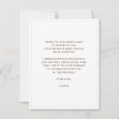 Miss naar Mrs Vrijgezellenfeest Flat Kaart (Achterkant)