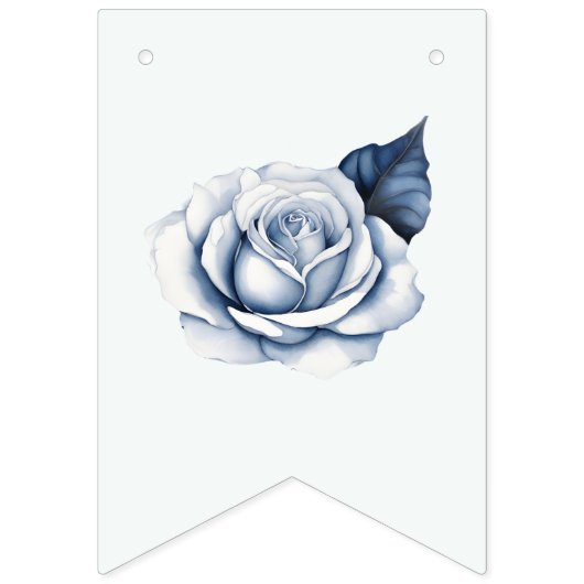 Miss naar Mrs Vrijgezellenfeest Something Blue Vlaggetjes (Eerste vlag)