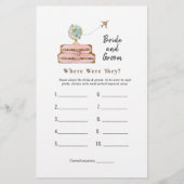 Miss naar Mrs "waar waren ze" Vrijgezellenfeest sp Flyer (Voorkant)