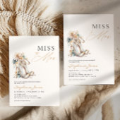 Miss naar Mrs Wedding Heels Vrijgezellenfeest Kaart