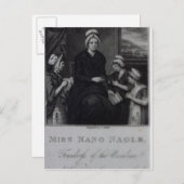 Miss Nano Nagle, 1809 Briefkaart (Voorkant / Achterkant)