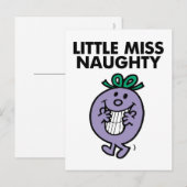 Miss Naughty | Huge Smile Briefkaart (Voorkant / Achterkant)