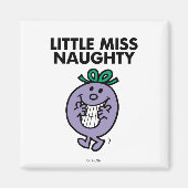 Miss Naughty | Huge Smile Magneet (Voorkant)