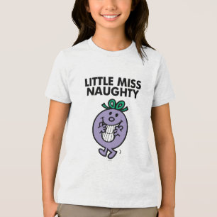 Miss Naughty   Huge Smile Tri-Blend Shirt