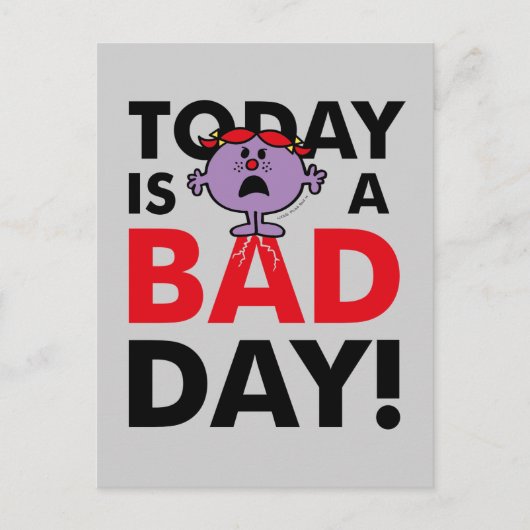 Miss Naughty | Vandaag is het een slechte dag Briefkaart (Voorkant)