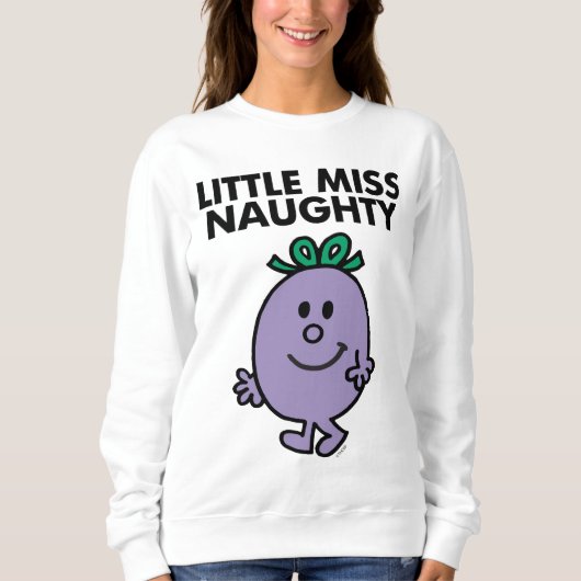 Miss Naughty | Zwarte briefing Trui (Voorkant)