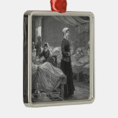 Miss Nightingale in het Barrack Hospital Metalen Ornament (Rechts)