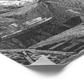 Miss Nightingale in het Barrack Hospital Poster (Hoek)