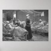 Miss Nightingale in het Barrack Hospital Poster (Voorkant)