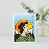 Miss Nihon Briefkaart (Staand voorkant)