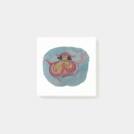 Miss Octopodia meditatie, kunstnotities Post-it® Notes