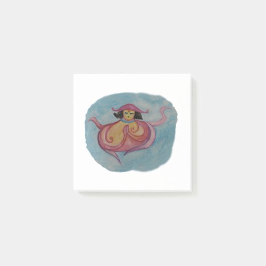 Miss Octopodia meditatie, kunstnotities Post-it® Notes (Voorkant)