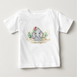 Miss Ojetful Baby Elephant Illustration