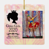 Miss oktober 2020 Kerstboom Keramisch Ornament (Achterkant)