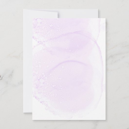 Miss One-derful Paars 1e verjaardag Kaart (Achterkant)