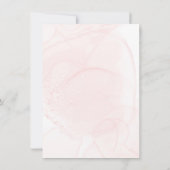 Miss One-derful Pink 1st Birthday Party Inv Kaart (Achterkant)