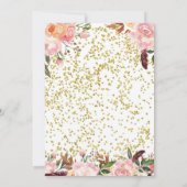 Miss ONEderful Birthday Party Invitation Kaart (Achterkant)