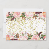 Miss ONEderful Birthday Party Invitation Kaart (Achterkant)