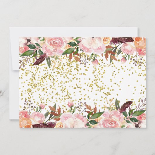 Miss ONEderful Birthday Party Invitation Kaart (Achterkant)