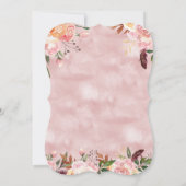 Miss ONEderful Birthday Party Invitation Kaart (Achterkant)