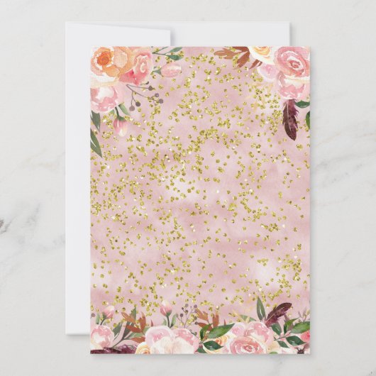 Miss ONEderful Birthday Party Invitation Kaart (Achterkant)