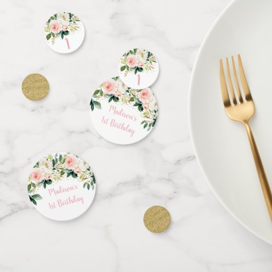 Miss Onederful Boho Floral Birthday Confetti (Groep)