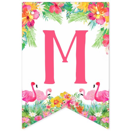 Miss ONEderful eerste verjaardag banner (Tweede vlag)