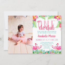 Miss ONEderful First Birthday Luau Kaart