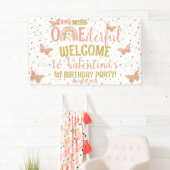 Miss Onederful Girls First Birthday Butterfly Boho Spandoek (Insitu)