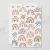 Miss ONEderful meisje 1e verjaardag uitnodiging (Achterkant)