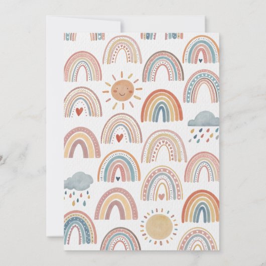 Miss ONEderful meisje 1e verjaardag uitnodiging (Achterkant)