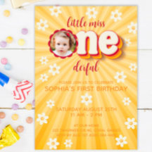 Miss ONEderful Photo Daisy First Birthday