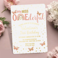 Miss ONEderful roze vlinders meisje 1e verjaardag