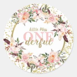 Miss ONEderful Sticker