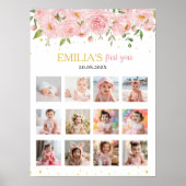 Miss Onederful Verjaardag 12 Foto Mijlpaal Poster (Voorkant)