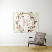 Miss ONEderful verjaardag achtergrond, banner, boh Wandkleed (In Situ (horizontaal))