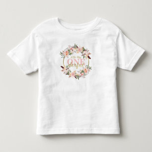 Miss ONEderful Verjaardag T-shirt, Boho, Bloemen Kinder Shirts