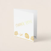 Miss Pageant Custom Photo Seashells Bedankt Folie Kaarten (Voorkant)