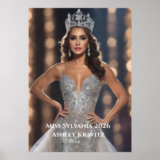 Miss Pageant Persoonlijke Portret Poster (Voorkant)
