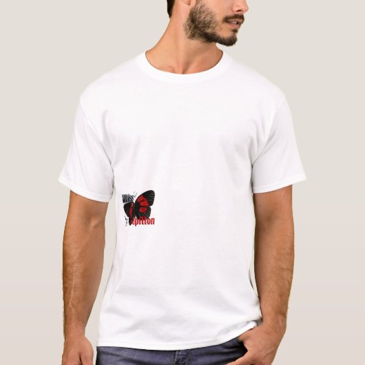 Miss papillon Side T-shirt (Voorkant)