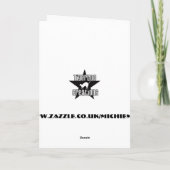 Miss Penguin Groeten Kaart (Achterkant)