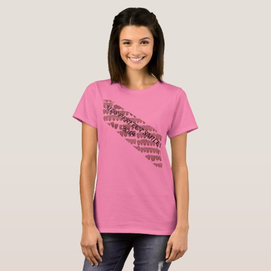 MISS PERFECT SMILE TEETH AWARD BANNER DENTAL T-SHIRT (Voorkant volledig)