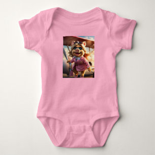 Miss Piggy's High-Flying Escape - 8K Art T-shirt